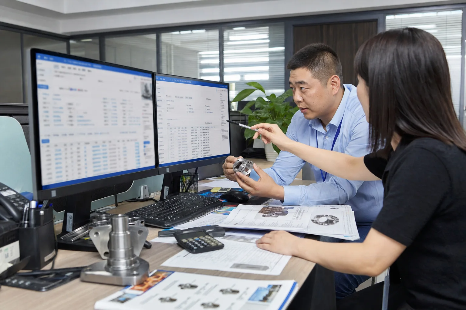 CRM管理员与外贸销售核对同一企业的不同询价项目