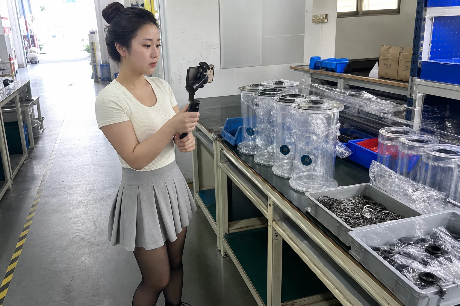 精密下水组件接口与密封件试水验收现场记录