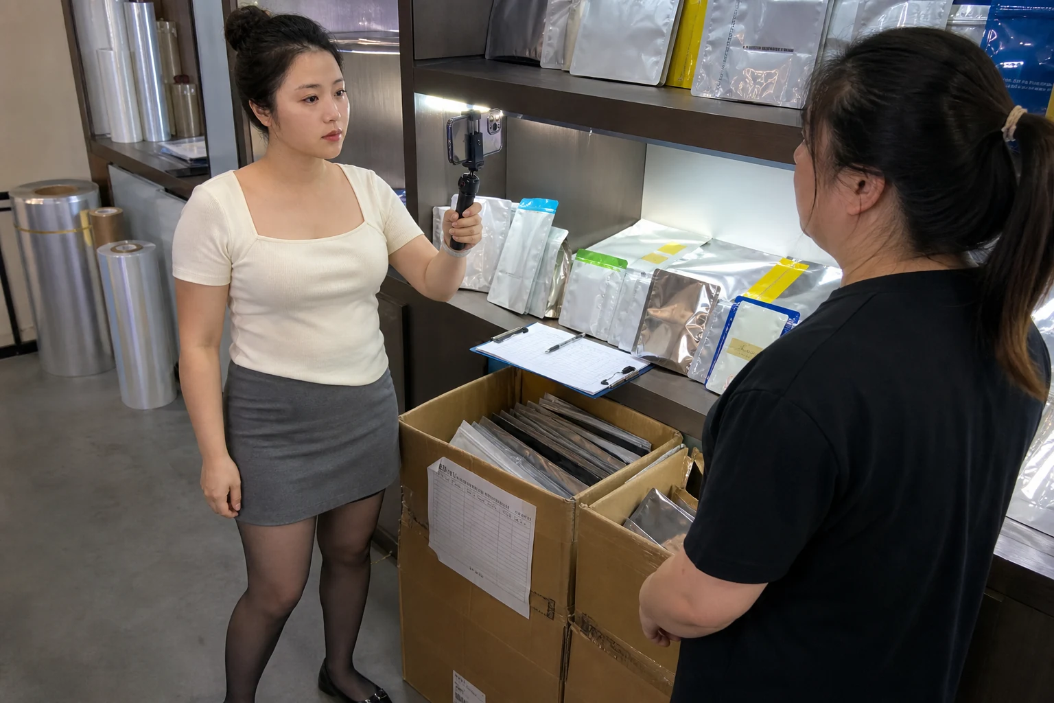 复合袋加工打样与量产封口验收记录