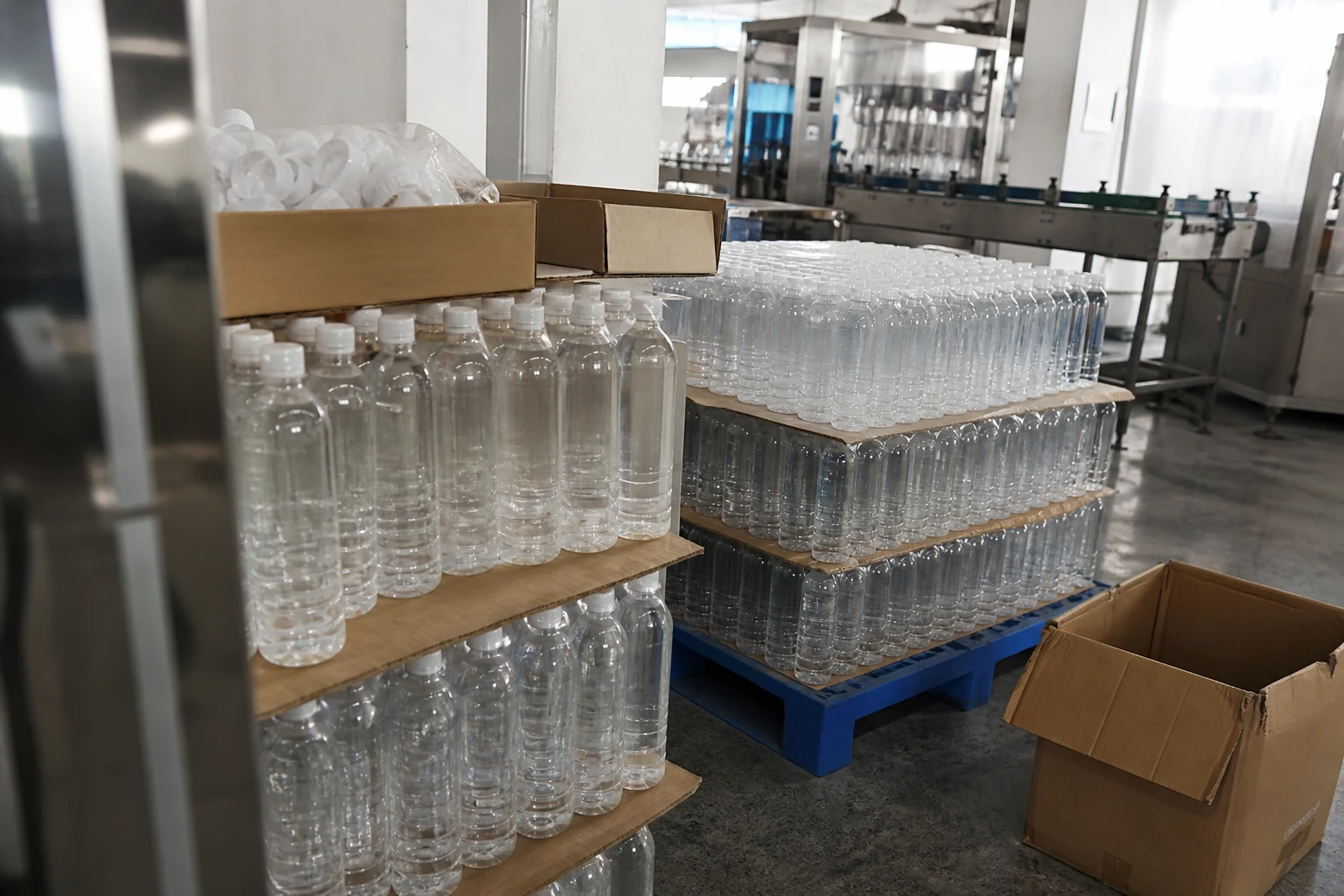 功能饮料试产包装单元、封装状态与受损责任核对现场