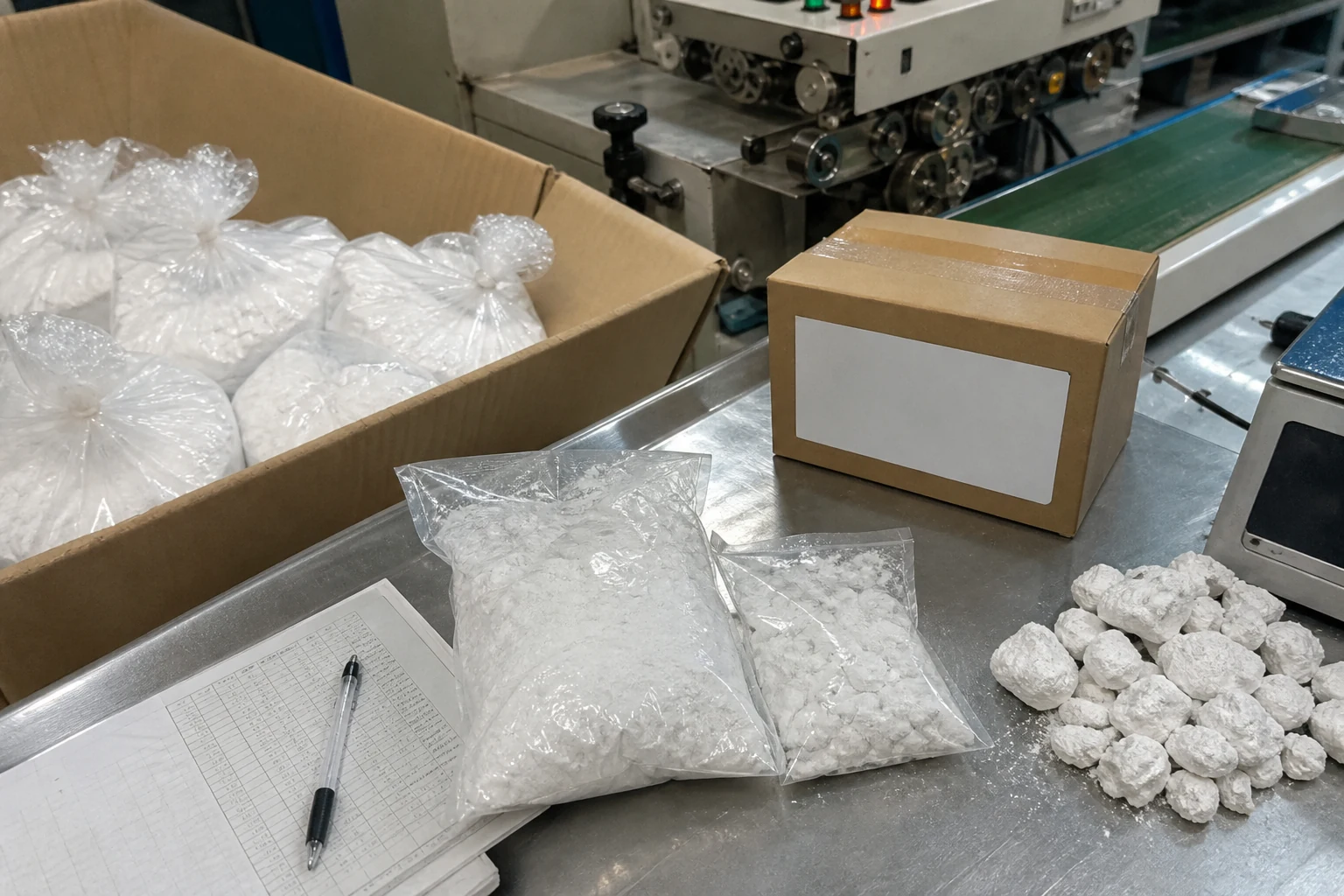 氢氧化镁定制粉体受潮结块与包装验收记录